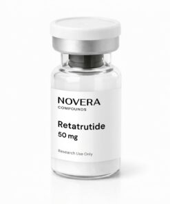 Retatrutide 50mg vial high-capacity freeze-dried peptide powder for research and laboratory applications