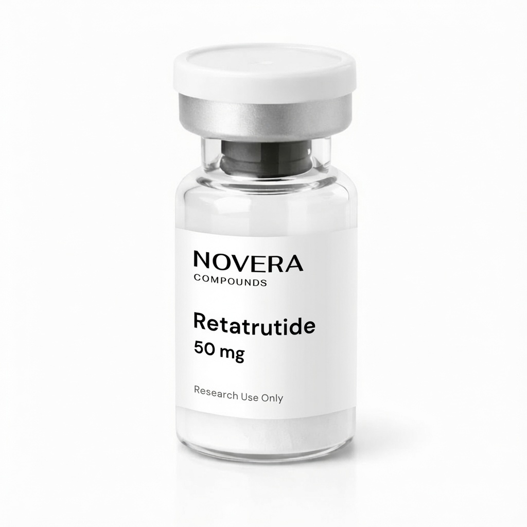 order retatrutide 50mg vial Retatrutide 50mg vial high-capacity freeze-dried peptide powder for research and laboratory applications